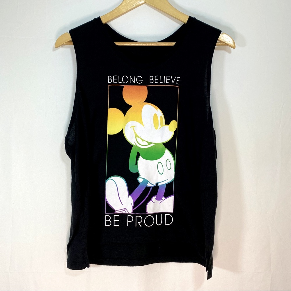 Disney Mickey Mouse Black Tank Top, size XL (16-18)